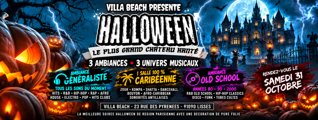 HALLOWEEN 2026 / LE PLUS GROS CHATEAU HANTÉ DE PARIS ET RÉGION PARISIENNE
