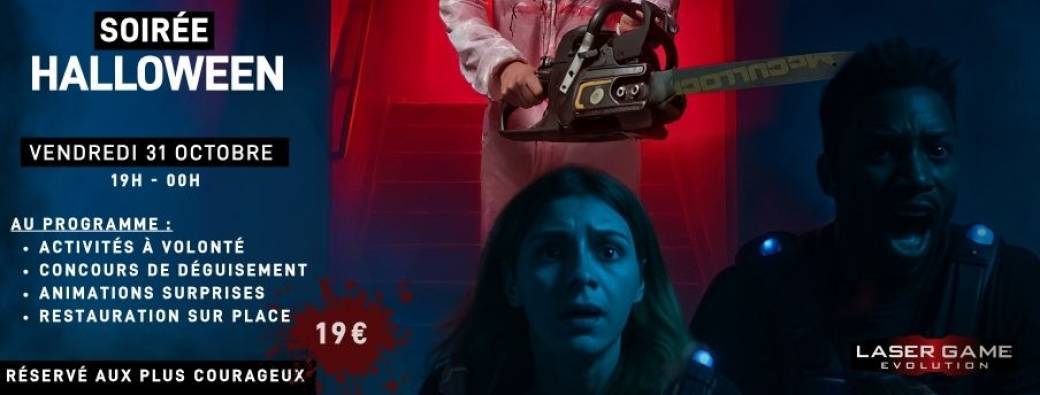 HALLOWEEN LASER GAME  - 31 OCTOBRE 
