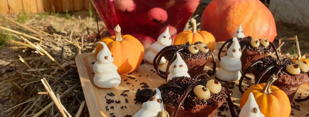 Halloween Atelier famille & ado solo 2h muffins araignées yeux de sorcière...