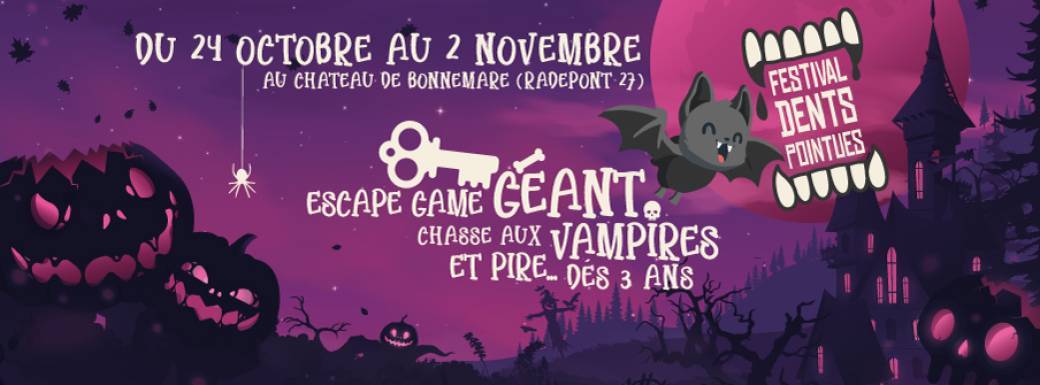 Halloween au Château de Bonnemare - Festival des Dents Poitues - Escape Game Géant ~2h d'activité