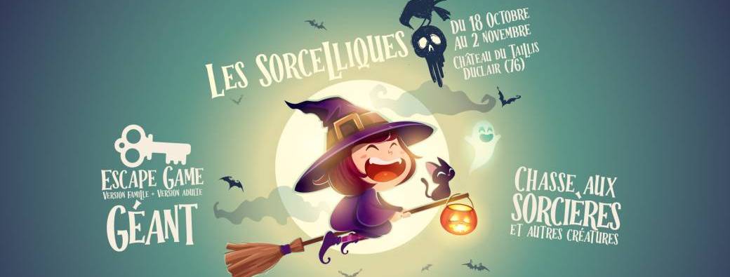 Halloween au Château du Taillis - Sorcelliques - Escape Game Géant et plus ~2h d'activités