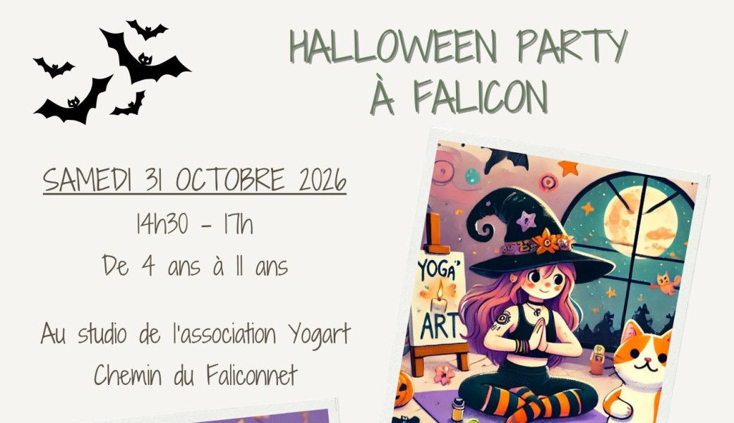 Halloween party à Falicon