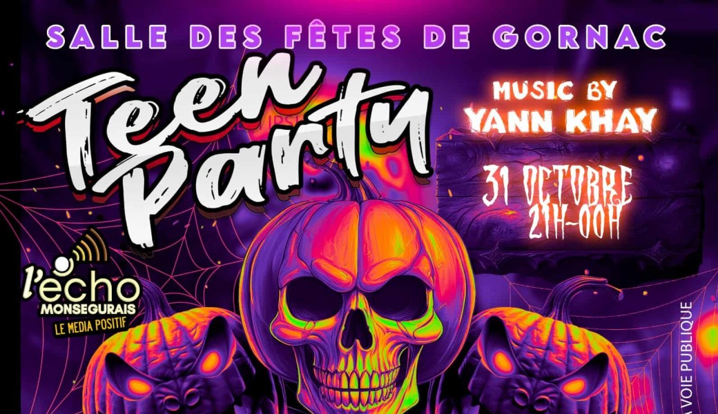Halloween Teen Party entre deux mers