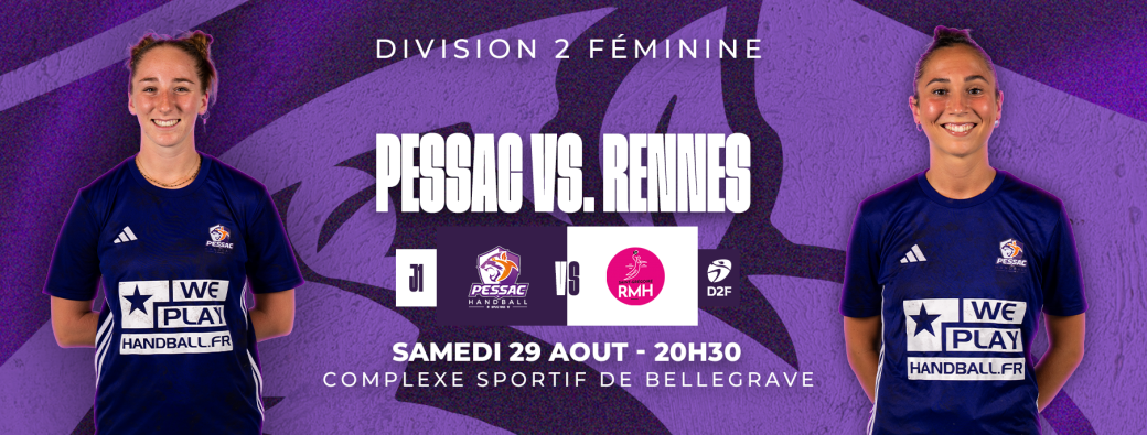 Handball D2F J1 ~ SPUC / SAINT-GREGOIRE RENNES METROPOLE HANDBALL