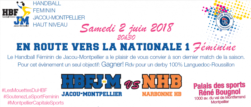 HANDBALL FEMININ  N2  HBF J'M   / NARBONNE