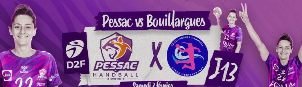 Handball J13-CdF D2F ~ SPUC / Bouillargues Handball Nîmes Métropole
