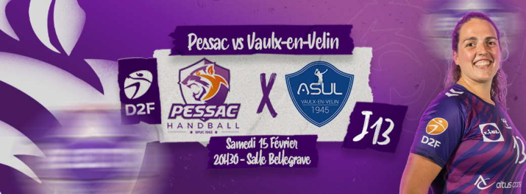 Handball J13-CdF D2F ~ SPUC / Vaulx-en-Velin