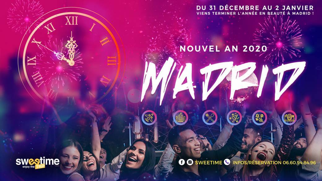 HAPPY NEW YEAR MADRID 2020 
