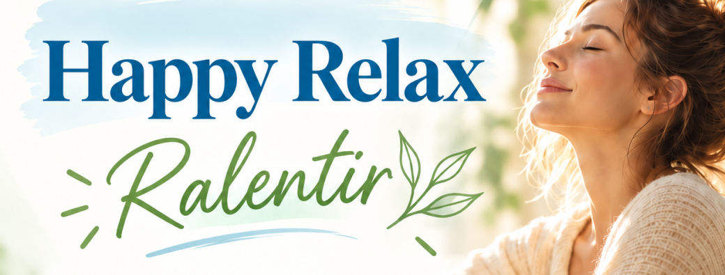HAPPY RELAX • Ralentir -  Atelier de groupe en visio