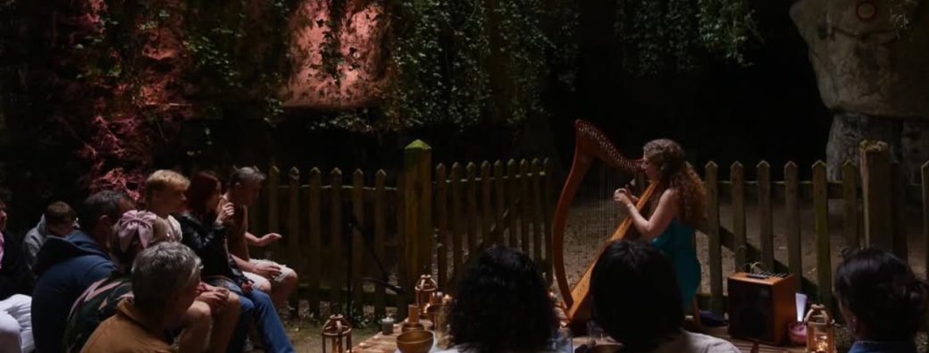 Harpe à la lueur des lampions - Syelh Créations