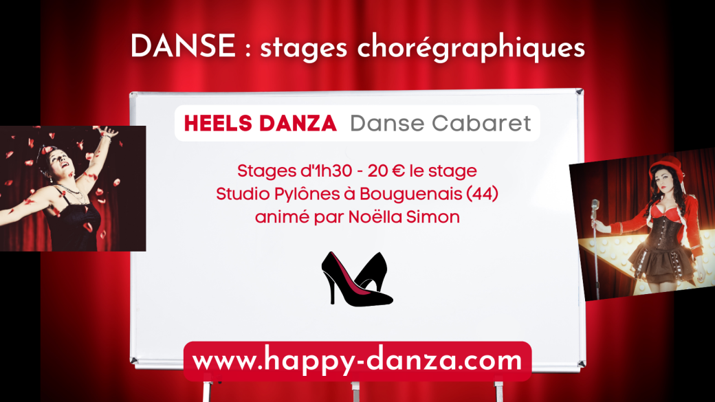 Stages HEELS DANZA (Choré style cabaret)