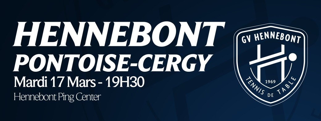 HENNEBONT - PONTOISE CERGY