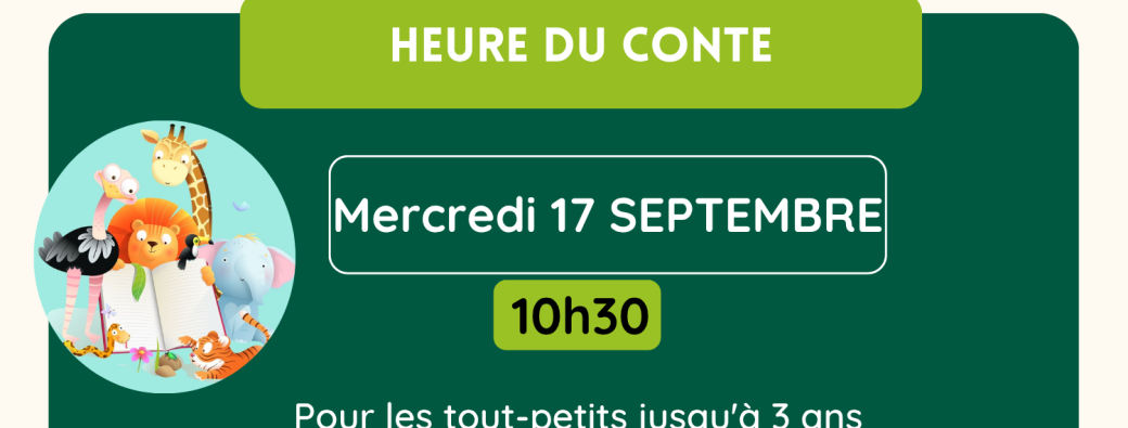 Heure du conte Tout-Petits