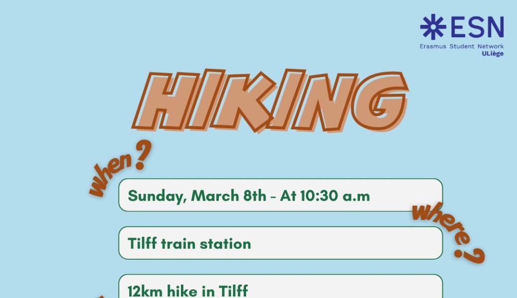 Hiking with ESN ULiège