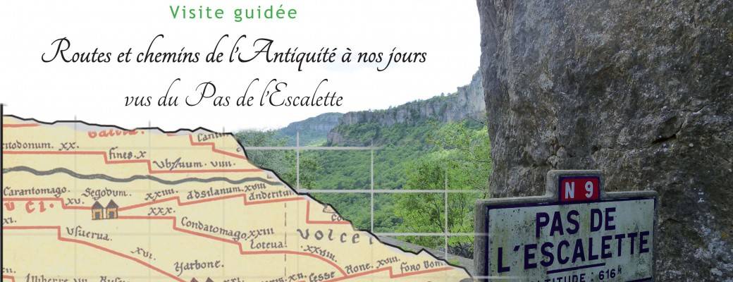 Histoire des routes et chemins vu du Pas de l'Escalette