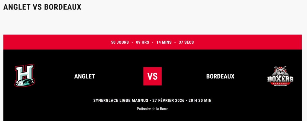 HOCKEY ANGLET x BOXERS