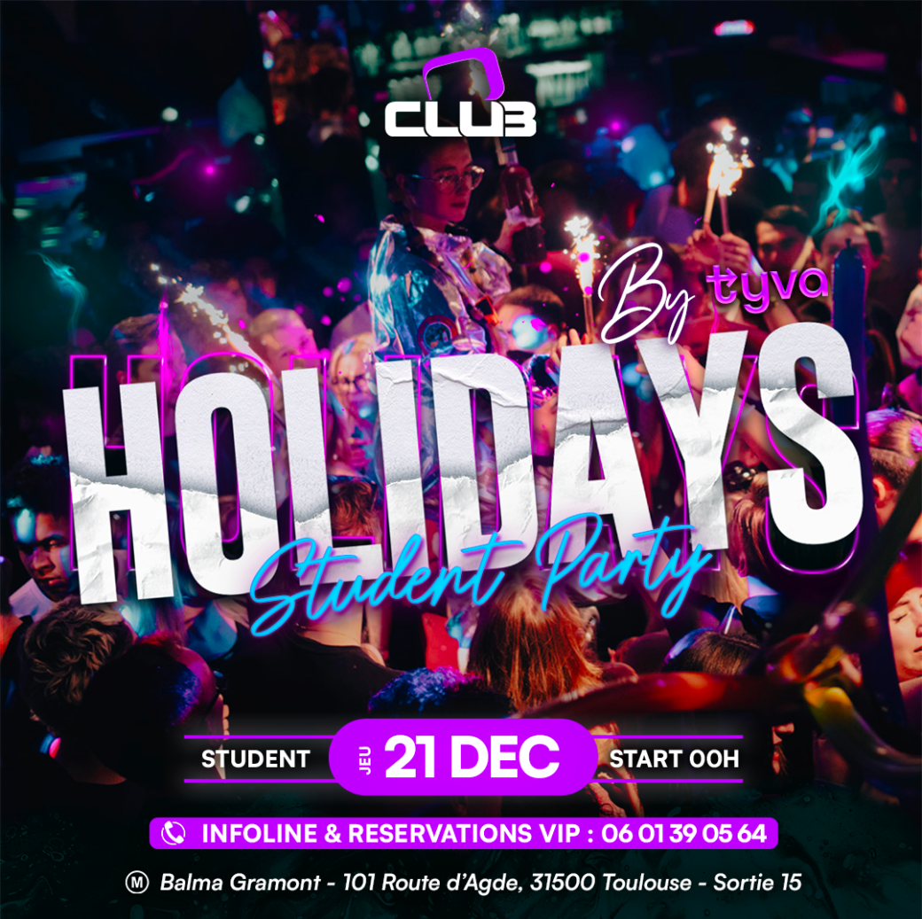 Holidays O'Club - Préventes 