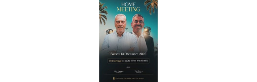 HOME MEETING BUSINESS VIP – AU TEVLAV