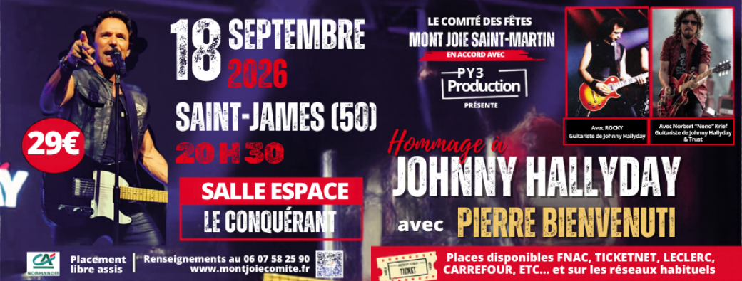 Hommage à Johnny Hallyday avec Pierre BIENVENUTI