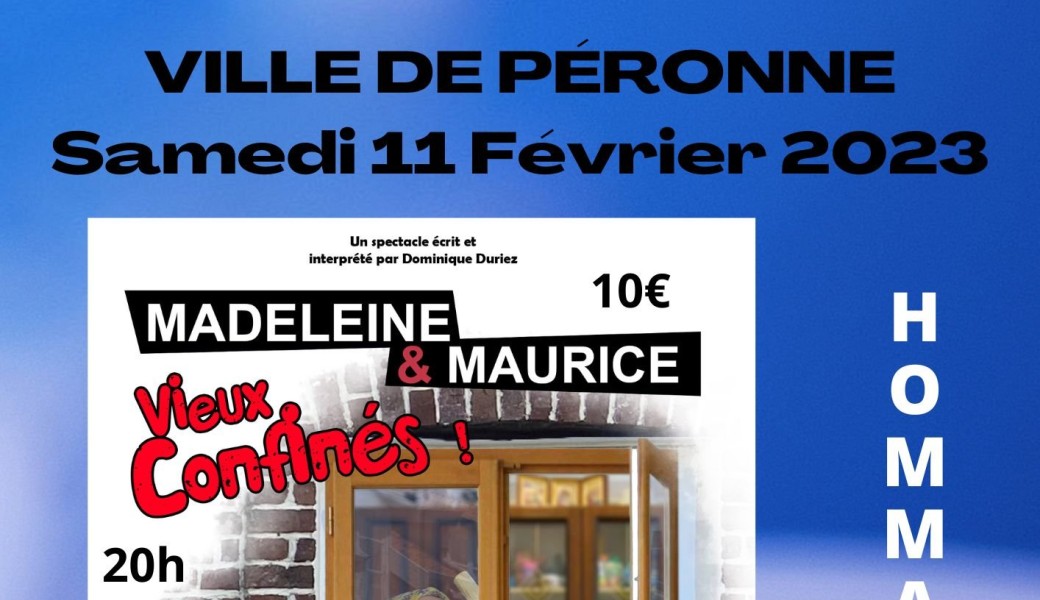 Hommage à Julie - Spectacle Madeleine et Maurice (Vieux Confinés !) 