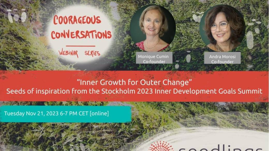 "Inner growth for outer change": seeds of inspiration from Stockholm 2023 IDG summit