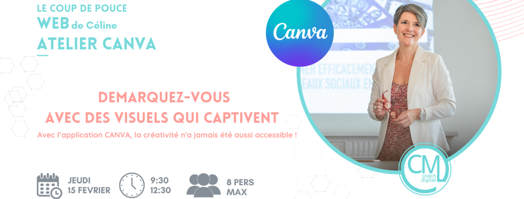 Atelier CANVA - Démarquez-vous avec des visuels qui captivent