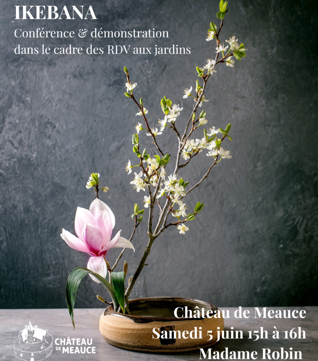 Conférence et démonstration sur l'IKEBANA (art floral japonais) par Madame Robin