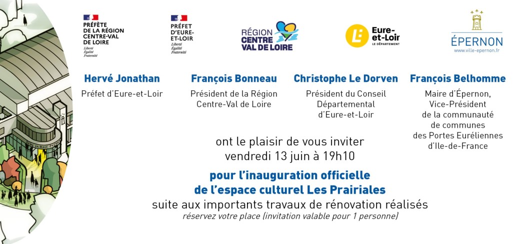 Inauguration de l'espace culturel Les Prairiales
