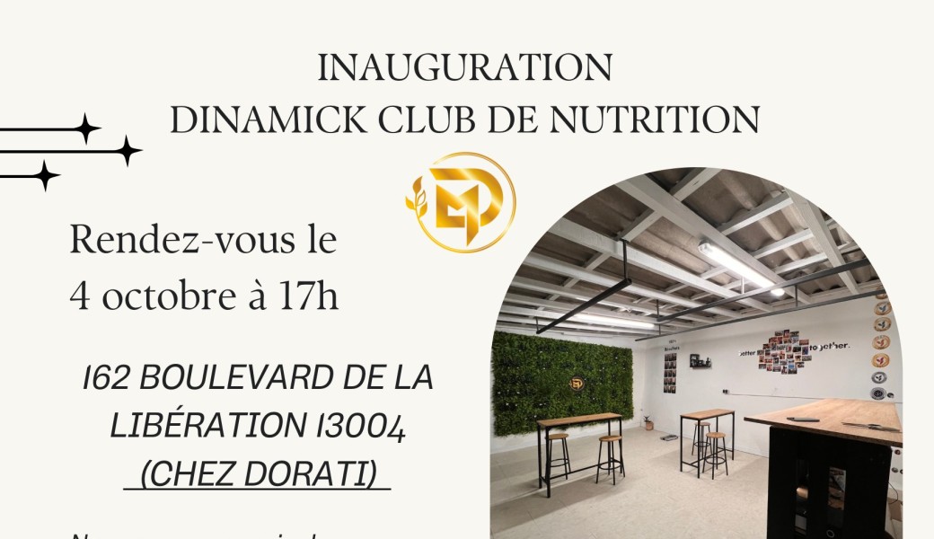 Inauguration Dinamick club de nutrition