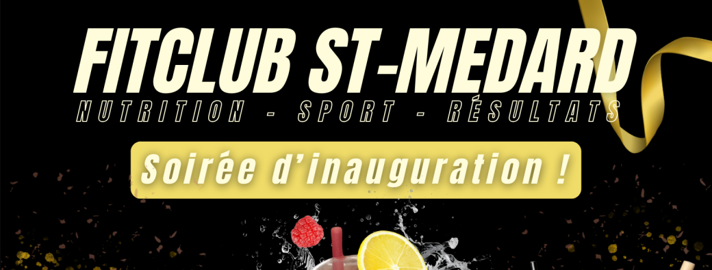 Inauguration FitClub Saint-Medard