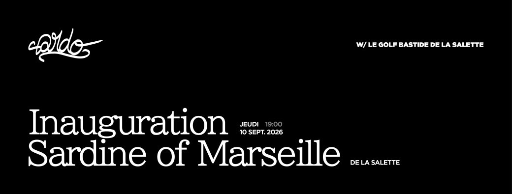 Inauguration de la Sardine of Marseille de la Salette