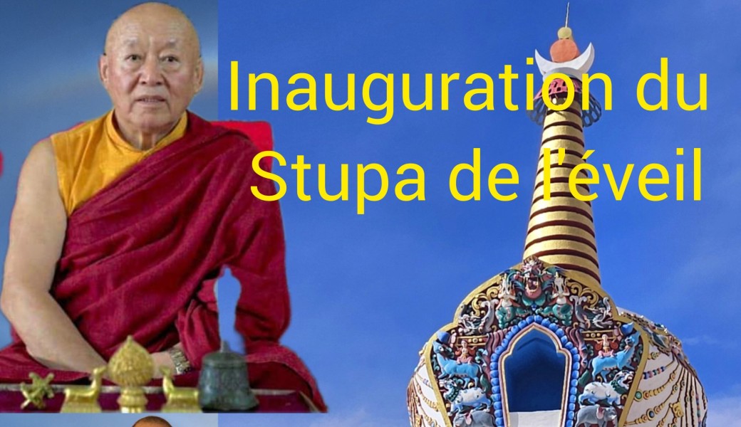 Inauguration stupa de l'éveil