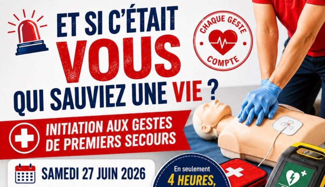Initiation 1er secours 27/06/2026 après midi