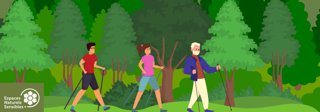Initiation à la marche nordique