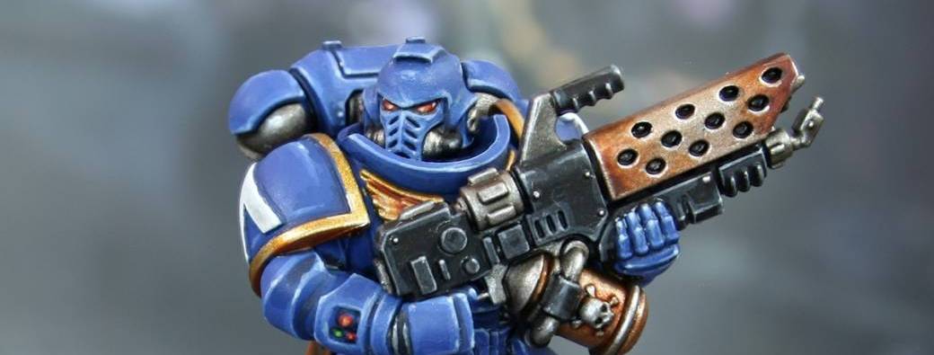 Initiation à la peinture sur figurine - Warhammer ultramarines
