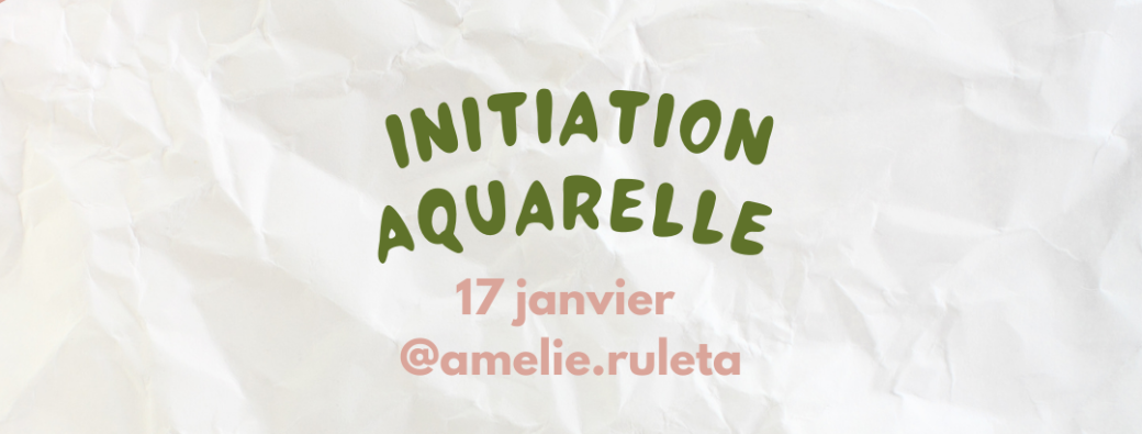 Initiation aquarelle avec @amelie.ruleta