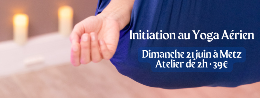 Workshop de Yoga aérien • bien plus qu’un atelier, une expérience entre ciel et terre