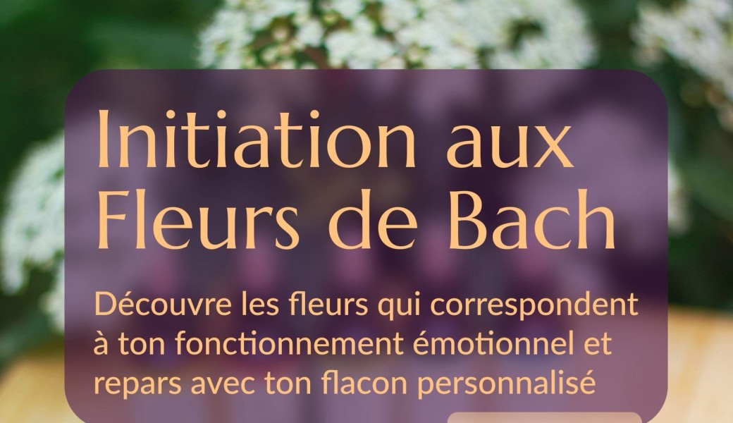 Initiation aux fleurs de Bach 