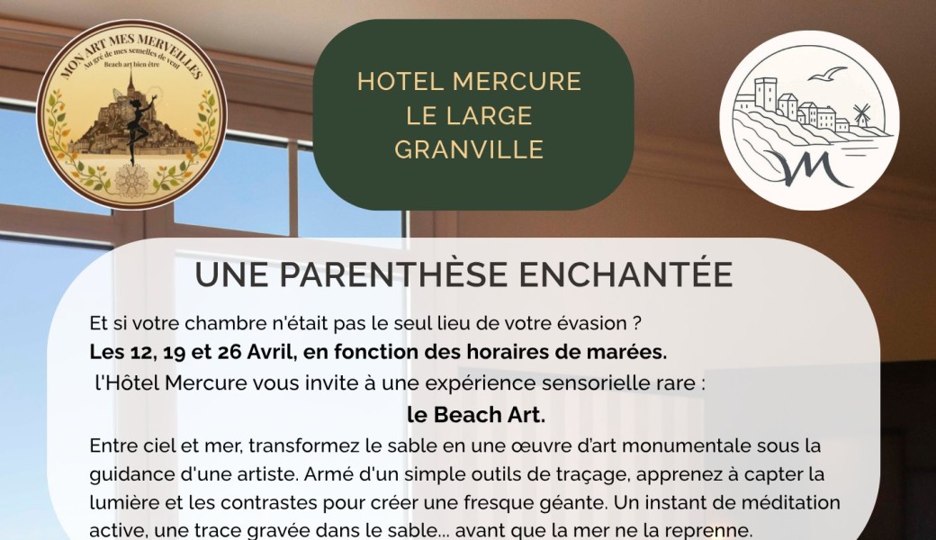Initiation Beach Art Partenariat Mercure Le grand large