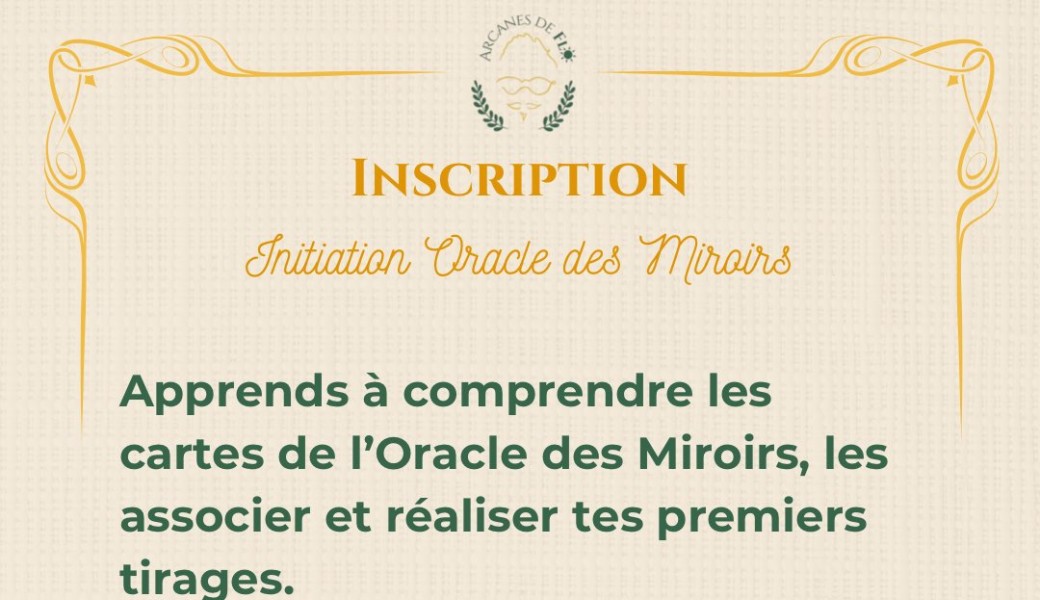 Initiation Oracle des Miroirs