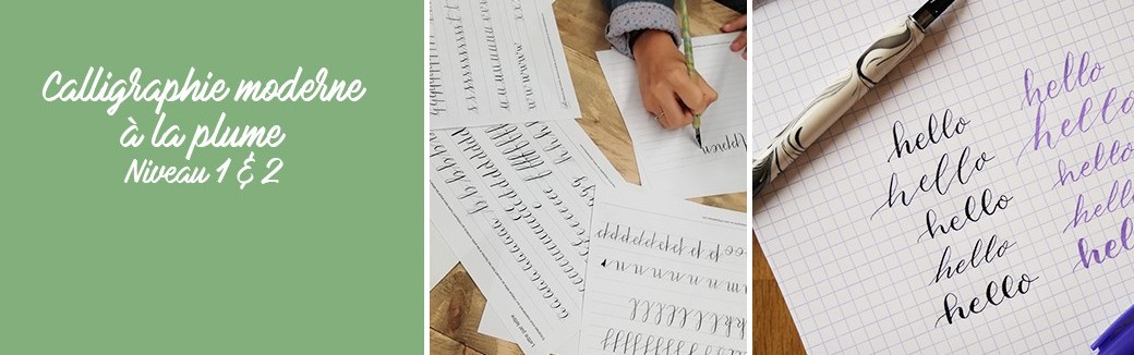 Initiation & perfectionnement - calligraphie moderne à la plume Initiation & perfectionnement - calligraphie moderne à la plume