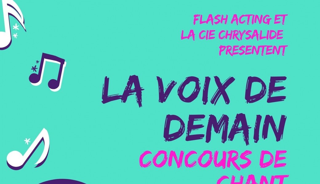 Inscription concours de chant "La voix de demain"