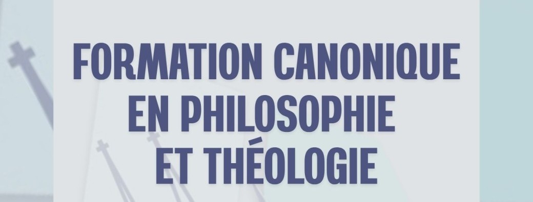 Inscription Formation Canonique 2026-2027 (semetre d'hiver 2026 et semestre d'été 2027)
