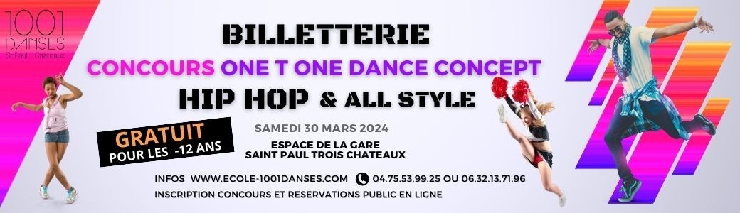 Réservations Public One T One Dance Concept 2024