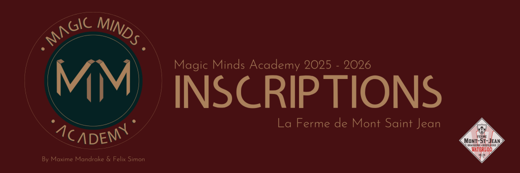 Inscriptions - 2 ème année - Magic Minds Academy 