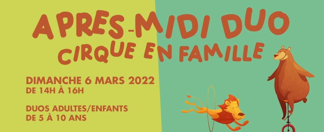 Inscriptions ateliers duo 2021-2022