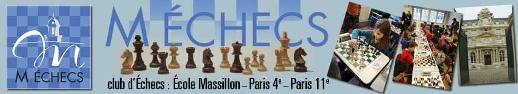 Inscriptions M Échecs - Élèves de l'École Massillon - 2026-2027