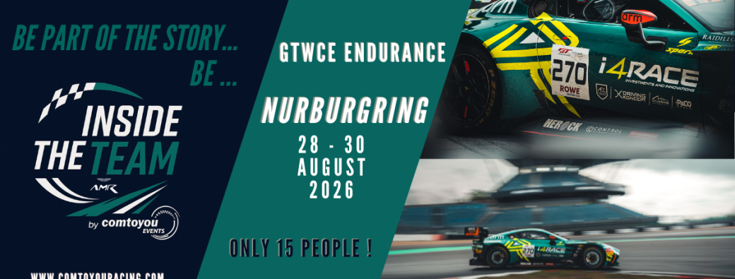 "INSIDE The Team" GTWCE Nurburgring Race