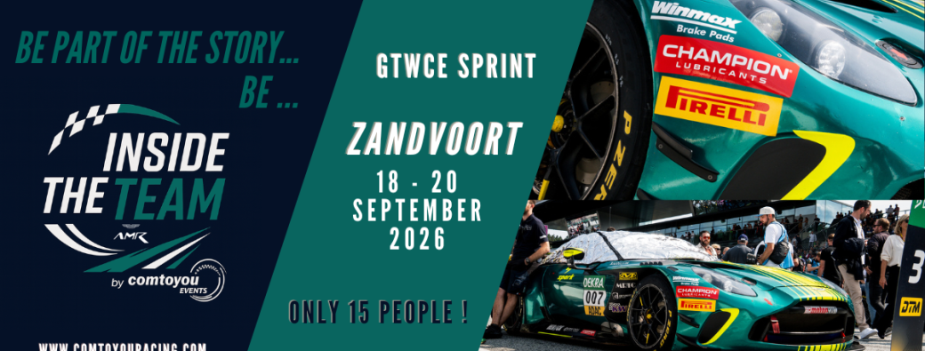 "INSIDE The Team" GTWCE Zandvoort Race