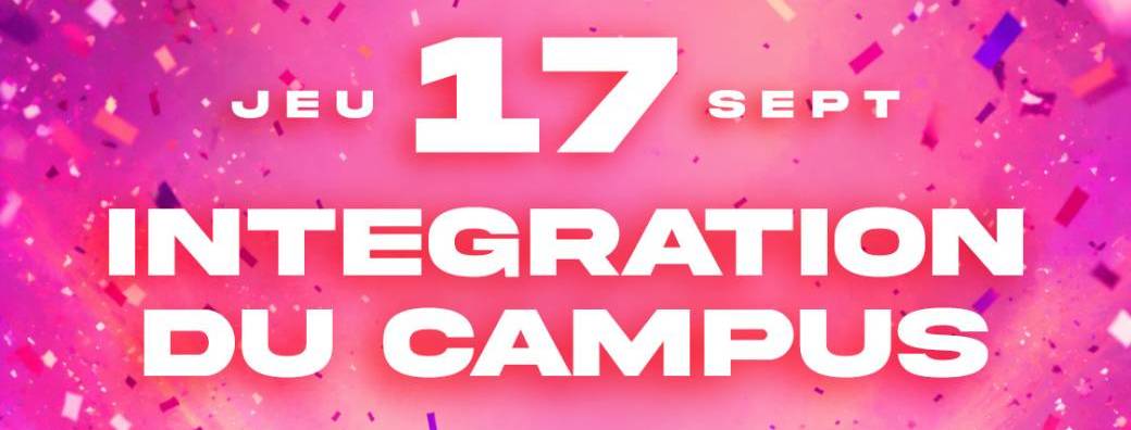 INTEGRATION DU CAMPUS 2026